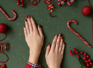 Świąteczny manicure !