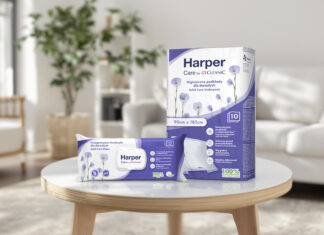 Harper Hygienics rozpoczyna produkcję podkładów i chusteczek dedykowanych dla osób starszych i wymagających opieki