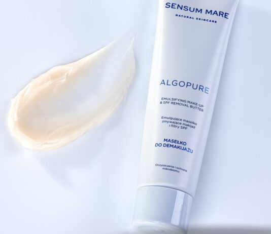 Nowość z linii ALGOPURE od SENSUM MAREEmulgujące Masełko do demakijażu, które wspiera mikrobiom skóry