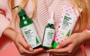 Sekret zdrowych i lśniących włosów? Czas na pielęgnację pod włosz nowościami od YUMI – duetem Glycolic Shine i Hyaluron Boost