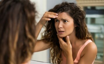 Joga twarzy: 5 ćwiczeń na lwią zmarszczkę